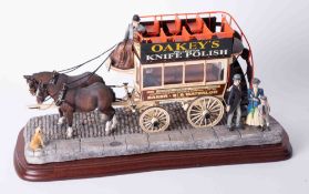 Border Fine Arts, The London Omnibus limited edition model number 83 of 500 with certificate on wood