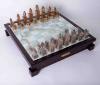 Royal Mint Classics Battle of Trafalgar Chess set with certificate.