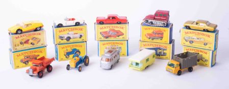 Matchbox Series ten models, 22, 23, 27, 28, 33, 34, 35, 36, 37, 39, (10), all boxed.