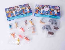 The Exclusive Circus Collection, two boxed sets of figures.