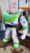 A large model of Buzz Lightyear, a one off made by ICA Creation, Cornwall, made for a toy company