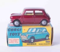 Corgi Toys 226 Morris Mini Minor, boxed.