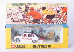 Corgi Toys gift set 13, Renault R16, boxed.