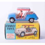 Corgi Toys 240 Ghia Fiat 600, boxed.