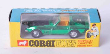 Corgi Toys 300 Chevrolet Corvette Stingray, boxed.