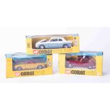 Corgi Toys three models, 338 Chevrolet Camaro, 260 Renault 16 and 273 Rolls Royce Silver shadow, all