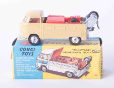 Corgi Toys 490 Volkswagen breakdown truck, boxed.