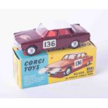 Corgi Toys 322 Rover 2000, boxed.