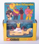 Corgi Toys 803 The Beetles Yellow Submarine, boxed.