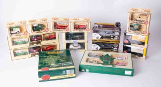 A mixed collection of boxed diecast models including Days Gone, Vanguards, EFE Gift Set, etc, (15).