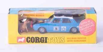 Corgi Toys 302 Hillman Hunter with kangaroo, boxed.