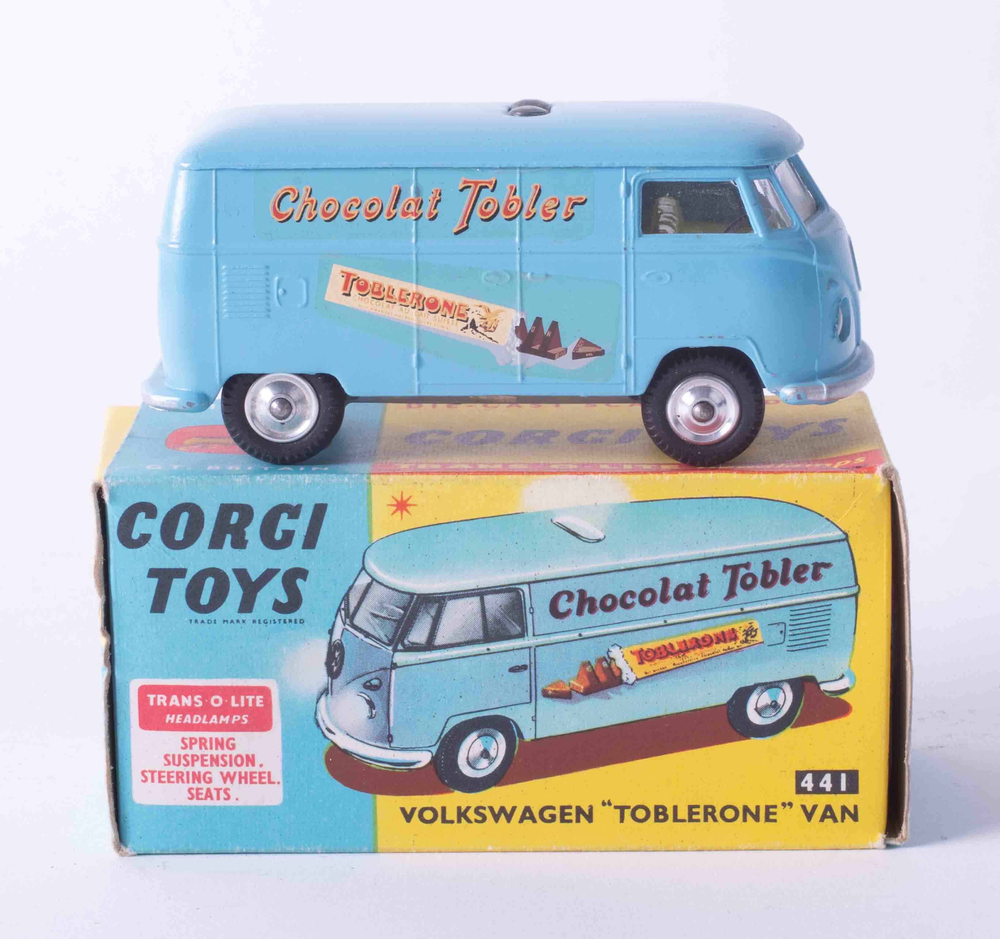 Corgi Toys 441 Volkswagen Toblerone van, boxed.