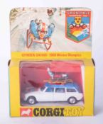 Corgi Toys 499 Citroen Safari 1968 Winter Olympics, boxed.