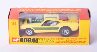 Corgi Toys Whizzwheels 166 Ford Mustang, boxed.