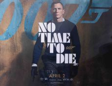 James Bond Poster, NO TIME TO DIE (2 APRIL 2020 ) Daniel Craig QUAD, 76cm x 102cm.