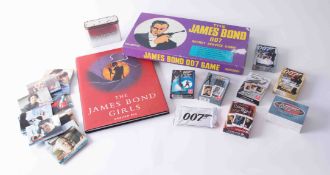 James Bond collectables including various packets of playing cards (6), unopened pack of 40th