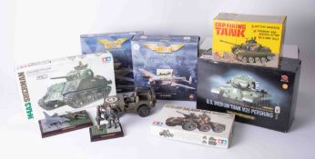 Corgi Aviation Archive two boxed sets together with scale model Pershing US tank, Marx cap firing