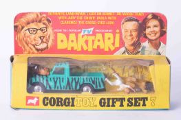 Corgi Toys gift set 7, Daktari, boxed.