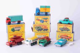 Matchbox Series seven models 42, 44, 48, 56, 60, 61 and 30, (7), all boxed.