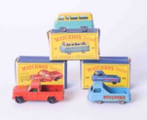 Matchbox Series number 60, 70, 71 (3), boxed.