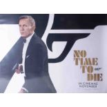 James Bond Poster, NO TIME TO DIE (NOV 2020) Daniel Craig QUAD, 76cm x 102cm.