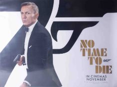 James Bond Poster, NO TIME TO DIE (NOV 2020) Daniel Craig QUAD, 76cm x 102cm.