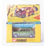 Corgi Toys 334 Mini Cooper Magnifique, boxed.