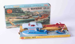 Corgi Toys gift set number 31, The Riveria Gift Set, boxed.