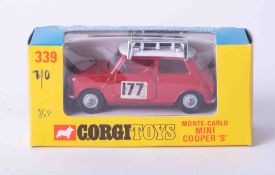 Corgi Toys 339 Monte Carlo Mini Cooper S, boxed.