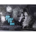 James Bond Poster, NO TIME TO DIE (APRIL 2020) Daniel Craig Gunshots QUAD, 76cm x 102cm.