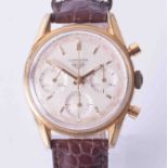Heuer, a gentleman's Carrera manual wind chronograph wristwatch, circa 1969/70, 36mm, thirty