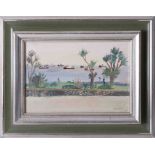 Fred Yates (1922-2008) 'Penzance' oil on canvas, 17cm x 25cm, signed, titled on reverse (No 14),