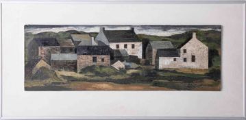 Alexander Mackenzie (1923-2002), oil on board, 'Bosulval', signed, titled and inscribed on