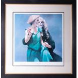 Robert Lenkiewicz (1941-2002) 'Bella With The Painter', signed limited edition print 549/550, 50cm x