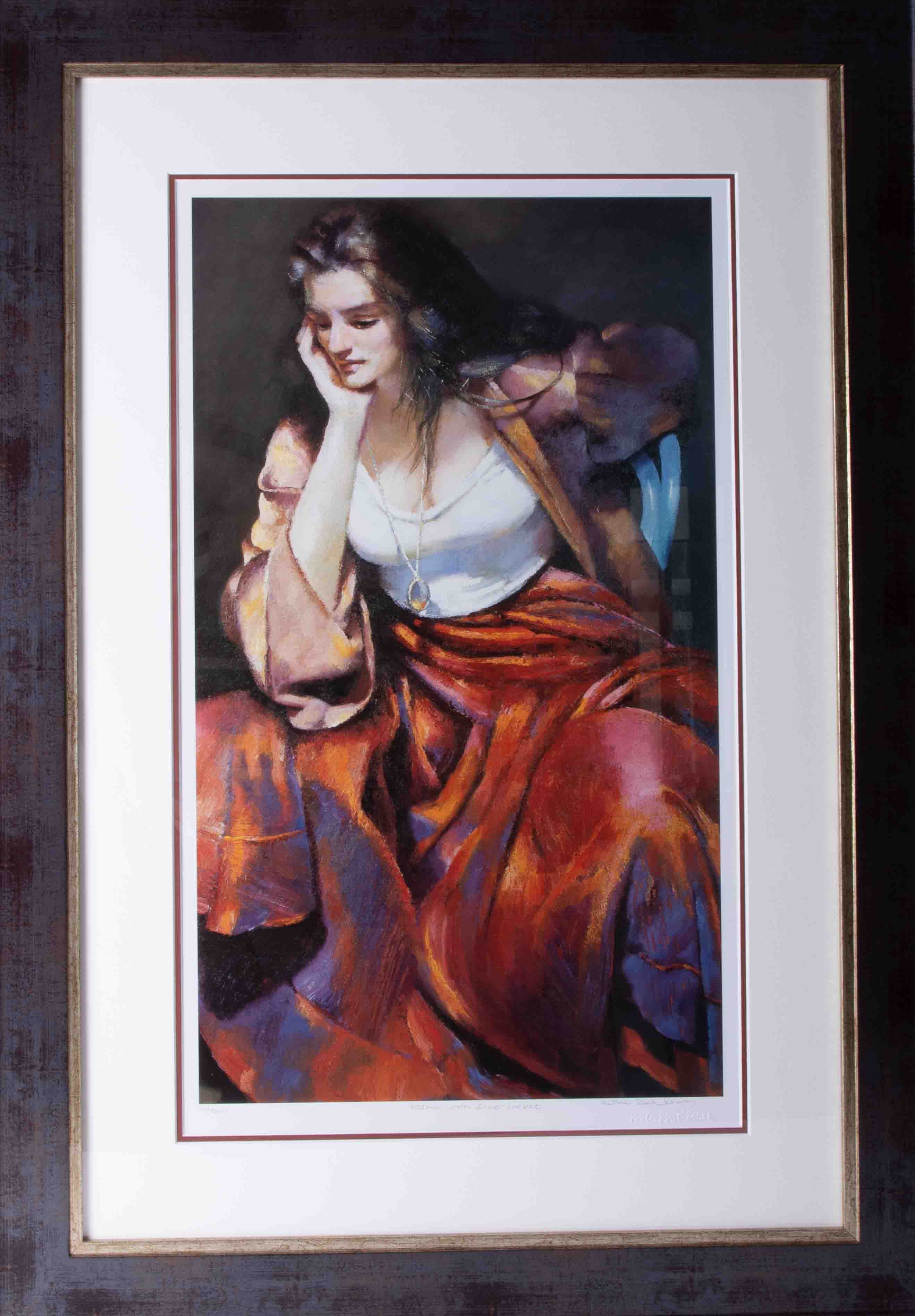 Robert Lenkiewicz (1941-2002) 'Esther with Silver Locket', signed limited edition print 412/500,