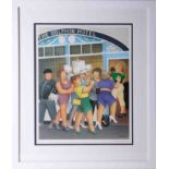 Beryl Cook (1926-2008) 'Hen Night' limited edition signed print, 39cm x 49cm, framed and glazed.