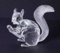 Swarovski Crystal Glass, 10th Anniversary Edition 'The Squirrel', boxed.