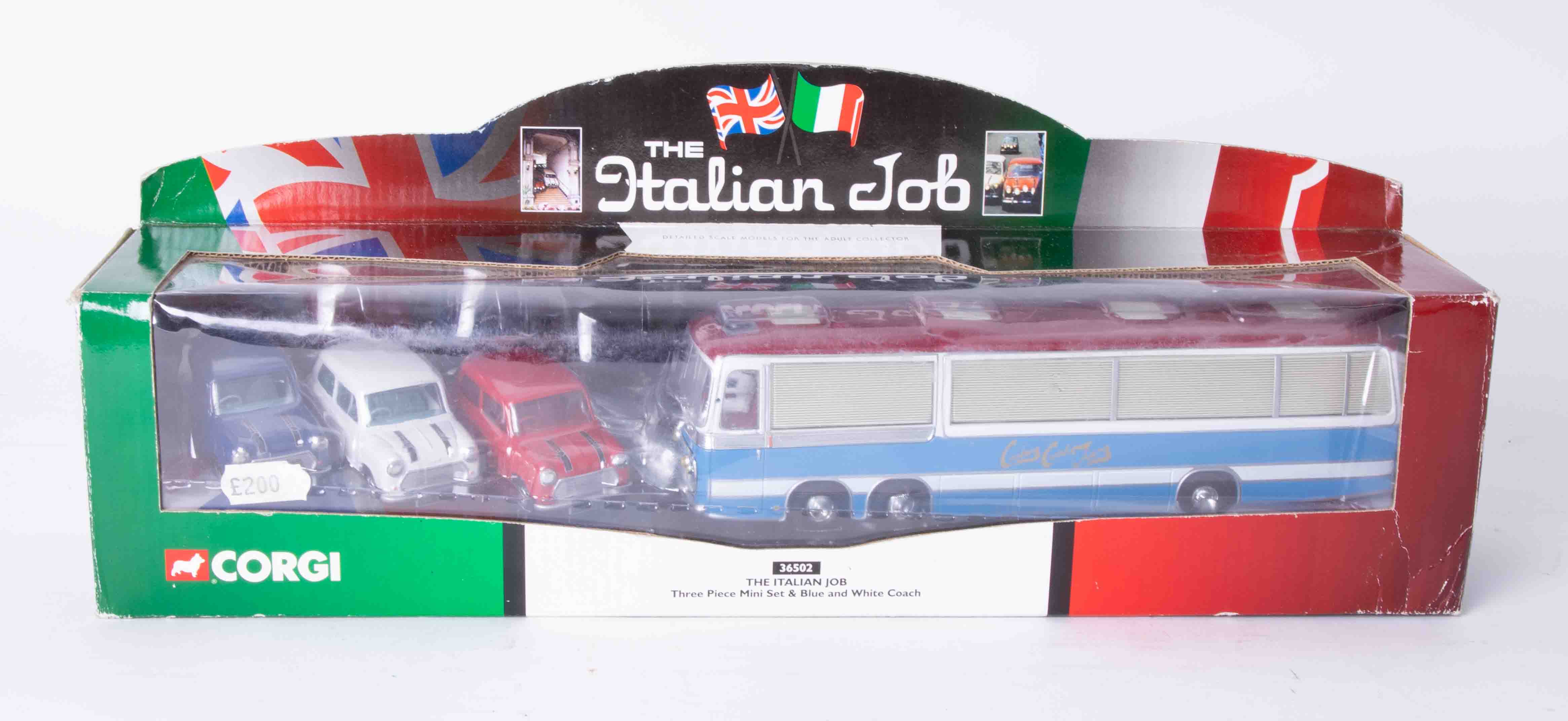 Corgi, 'The Italian Job' models, boxed.