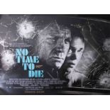 James Bond Poster, 'No Time To Die' April 2020, 'Gunshots' Daniel Craig Quad, mint condition.