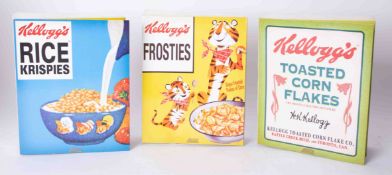 Kellogg's Cornflakes three collectors cereal bowls in original packaging, also Lledo three Kellogg's