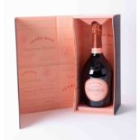 A bottle of Laurent-Perrier, rose champagne 1812, boxed.