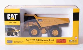 CAT 777D Off Highway Truck 1:50 scale, boxed.