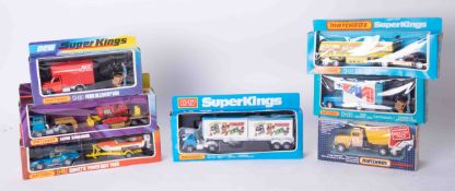 Matchbox Superkings, 7 models, all boxed.