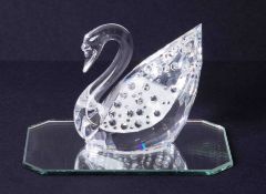 Swarovski Crystal Glass, 'Swan' 100 years, boxed.