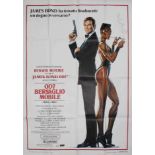 James Bond Poster, 'A View To A Kill' 1985 Italian, original, 100cm x 140cm, large poster.