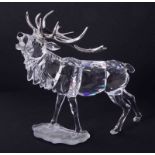 Swarovski Crystal Glass, 'Stag', boxed.