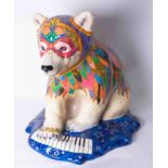 An 'Elton John' Bear, height 67cm, fibreglass. This bear is being sold on behalf of Plymouth