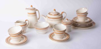 A collection of 1930's 'Savoy' tea wares.