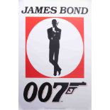 James Bond Poster, James Bond 007 silhouette poster 1999, United Artists Ltd, 100cm x 65cm, mint.