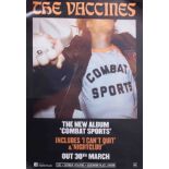 Posters: The Vaccines poster 50cm x 70cm, Paul Weller posters x2 51cm x 75cm, Suede poster 50cm x